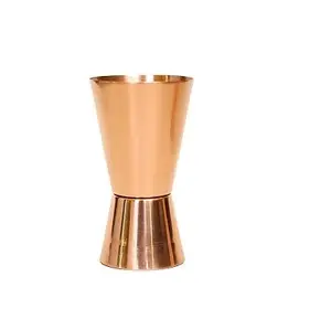 100% Whisky copper jigger glass Vodka Stainless Steel Copper Gold Gun metal plate Cocktail Bar items hot selling