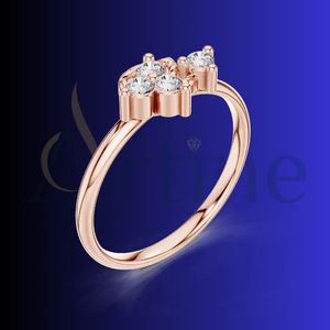 Bijoux Glowfix Bague de cadeau d'anniversaire 14K pour femme Bijoux plaqués or - Product Image 1