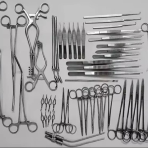 Ensemble chirurgical médical de chirurgie vasculaire de 52 pièces Source d'alimentation manuelle - Product Image 1