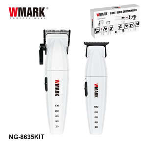WMARK Tondeuse professionnelle 6 en 1 pour animaux et usage domestique et kit d'accessoires pour la beauté - Product Image 1