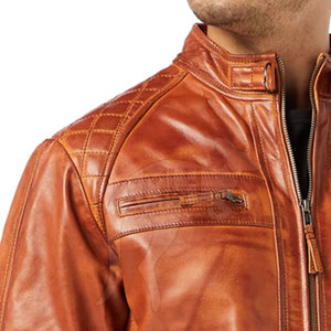 Breathable <b>Winter</b> Warm Men <b>Leather</b> <b>Jacket</b> Casual Wear Men <b>Leather</b> <b>Jacket</b> In Reasonable Price - Product Image 5