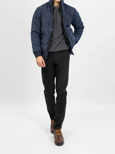 Vestes matelassées d'hiver très demandées, faible MOQ, design personnalisé, col montant, broderie, veste décontractée pour homme, vêtement d'extérieur - Product Image 6