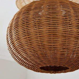 Pantallas de lámpara con forma de oso de ratán hechas en Vietnam, lámparas colgantes para dormitorio de niños para decoración de cumpleaños, luz de noche colgante para habitación de niños - Product Image 6