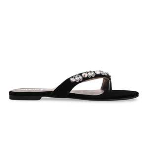 Noir FN0704 Fancy Chappal Robes de cocktail élégantes - Product Image 3
