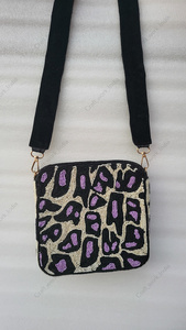 Sac bandoulière en perles abstraites, entièrement artisanal indien, pour femmes, sac de soirée de luxe fait à la main, design artistique - Product Image 4