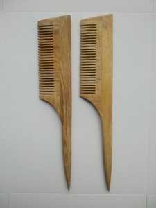 Peines de madera hechos a mano, ideal para reventa, adecuado para peluquería y estilistas de pelo, se puede personalizar en tus patrones - Product Image 5