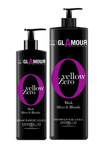 แชมพู GLAMOUR PROFESSIONAL Nourishing 0 Yellow Zero สีซิลเวอร์บลอนด์ 1000 มล. สูตร 2-IN-1 ปกป้องสีผมสำหรับผมทำสี - Product Image 2