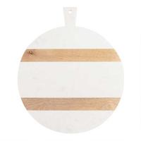 Planche à fromage ronde en marbre durable et écologique avec logo personnalisé, épaisseur 1,5 cm, planche à découper pour la cuisine à domicile, design créatif