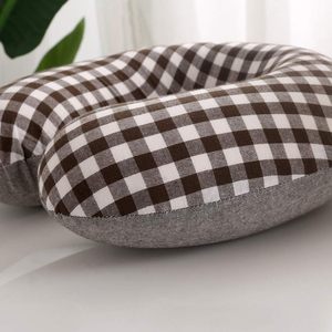 Oreiller de massage en forme de U en sarrasin avec fermeture éclair dissimulée, soutient les cervicales, dissimulé - Product Image 2