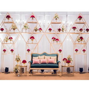 Pretty <b>Metal</b> <b>Arch</b> Stand Wedding Event Backdrop Hotsale Wedding Stage Decor <b>Metal</b> <b>Frame</b> New Design Reception Stage <b>Metal</b> <b>Frame</b> UK - Product Image 1