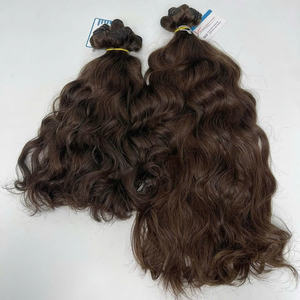 Cheveux vietnamiens naturels bruts ondulés, double trame, fournisseurs vietnamiens, trame mécanique, cheveux humains de haute qualité disponibles - Product Image 4