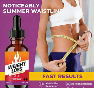 Gotas para Adelgazar de 60 ml, Marca Privada OEM al por Mayor, Sabor a Bayas Naturales, Quemador de Grasa, Extracto Herbal, Gotas Líquidas para Adelgazar Rápido - Product Image 3