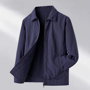 เสื้อแจ็คเก็ตผู้ชายทรงลำลอง ปกบาง ป้องกันลม ใส่ได้หลายโอกาส สำหรับฤดูใบไม้ผลิและฤดูใบไม้ร่วง ปักโลโก้ตามสั่ง ราคาโรงงานจากบังกลาเทศและจีน - Product Image 3