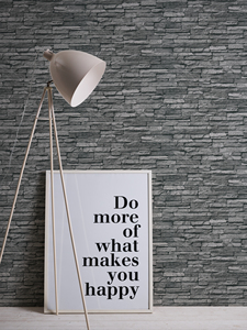 Made Germany Kitchen Waterproof Highly Wash-Resistant Peel Stick <b>Stone</b> Light Grey Foil Film Non Woven <b>Self</b> <b>Adhesive</b> 3D <b>Wallpaper</b> - Product Image 4