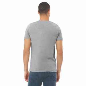 Camisetas de cuello redondo de algodón en blanco liso Camiseta de cuello redondo al por mayor para hombres Impresión de logotipo personalizado Opciones de 180 a 400GSM - Product Image 1