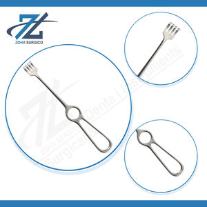 Rétracteur manuel de haute qualité (Volkmann) 203 mm de long, 4 branches, instruments chirurgicaux en acier inoxydable, certifié CE - Product Image 4