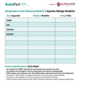 Clips de fixation pour calandre et panneaux de pare-chocs pour Ford, GM, Toyota, Suzuki - 100 pièces - Product Image 2