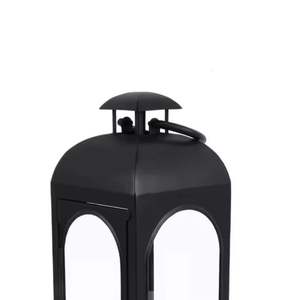 Lanterne décorative pour la maison, lanterne en acier inoxydable, porte-bougie - Product Image 3