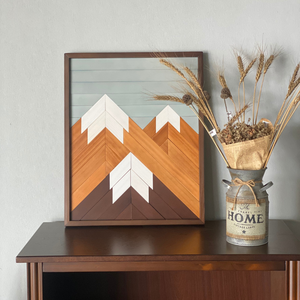 Décoration murale personnalisée en bois de pin moderne 2025 faite à la main et support d'ordinateur élégant - Product Image 2