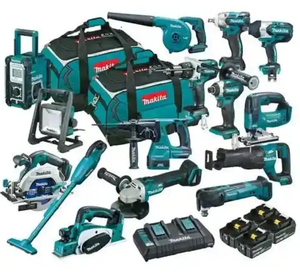 Nouvel ensemble combiné Mak-kitas 18V LXT sans fil au lithium-ion de 15 pièces, outils électriques 3.0Ah NEUF en STOCK - Product Image 2