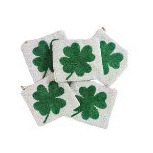 Trendy Custom Logo Mini Coin Pouch Ladies' Trendy Beaded Coin <b>Bag</b> Handicrafts' Customizable <b>Promotional</b> <b>Tote</b> <b>Bag</b> - Product Image 4