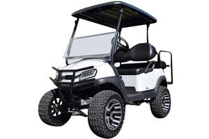 Carro de golf de 4 plazas con motor de 4 tiempos directo de fábrica con cubierta de cuero, coche turístico certificado DOT a la venta - Product Image 4