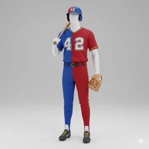 Tenues de baseball personnalisées haute durabilité pour équipes professionnelles et amateurs – Tissu 100 % polyester respirant et séchant rapidement - Product Image 2