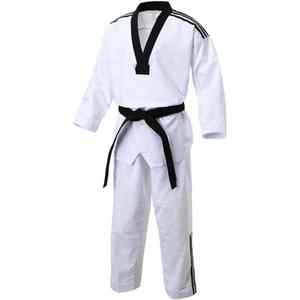 เครื่องแบบเทควันโดแบบกำหนดเองมีให้เลือกทุกขนาดผลิตด้วยการเย็บอย่างทนทานสำหรับการฝึกโดจังในระยะยาว - Product Image 1