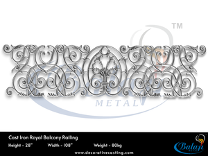 Barandilla Moderna de Hierro Fundido al por Mayor para Hoteles Boutique, Villas Privadas, Soluciones de Paneles Metálicos Decorativos Duraderos, Balcón Natural - Product Image 3