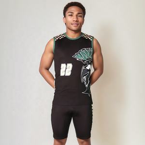 Uniformes de football 7 contre 7 personnalisables de haute qualité, ensembles pour adultes, tissu extensible respirant imprimé, service OEM disponible - Product Image 3