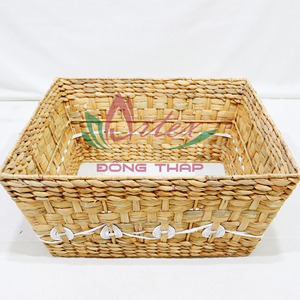 Base de árbol de Navidad de jacinto de agua ecológica hecha a mano elegante por Artex Dong Thap falda festiva - Product Image 4