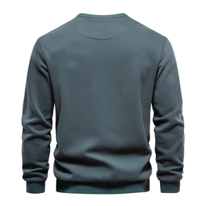 Sudadera Personalizada al por Mayor OEM, Sudadera Informal de Moda para Hombre, Sudadera de Color Sólido para Exteriores, Sudadera con Capucha de Algodón Grueso Teñido Liso - Product Image 6