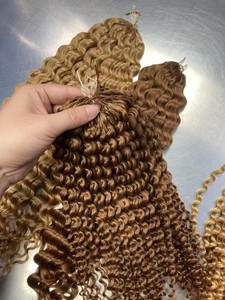 <span class=keywords><strong>Extension</strong></span> per <span class=keywords><strong>Capelli</strong></span> Umani a Uncinetto con Piume Colorate Ondulate e Ricce, Anelli a Spirale, <span class=keywords><strong>Trecce</strong></span> Boho Invisibili - Product Image 5