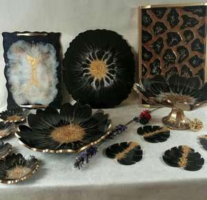 เครื่องครัวโรงแรมชามอาหารเย็นแบบตั้งโต๊ะทำจากเรซิ่นอีพ็อกซี่ชามอาหารดีไซน์ทันสมัย - Product Image 5