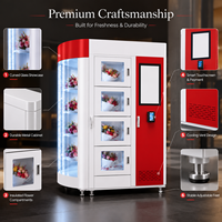 Certification CE, prix de gros, distributeur automatique de fleurs en bouquet intelligent personnalisé, commercial, 24h/24, extérieur, automatique