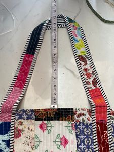 Sac Jhola pour femmes bohème de très haute qualité-Sac fourre-tout matelassé en coton à la mode avec deux poignées ouvertes directement - Product Image 6