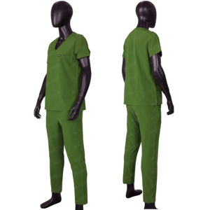 Blaze Fight Wear Custom LogoScrubs Uniformes Conjuntos Enfermera Mangas cortas Uniformes de hospital Cuello alto Manga corta para marca - Product Image 1