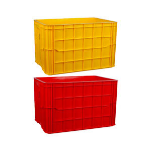 5007 caisse en plastique sans trou 5T durabilité boîtes de Transport en plastique Logo personnalisé caisse en plastique conception rectangulaire boîte de rangement - Product Image 2