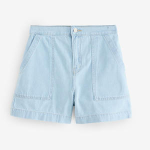 Mini short en jean taille haute pour femme, tenue de soirée, slim, short court, nouvelle collection été printemps 2025 - Product Image 1