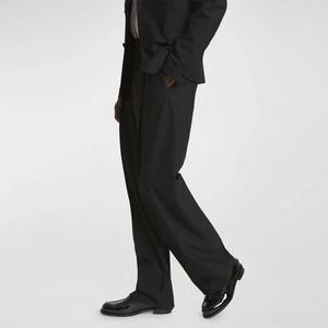 Pantalones informales de verano y otoño para hombre, pantalones de precio barato para hombre, pantalones holgados de pierna ancha para hombre, rectos, a rayas curvas - Product Image 4