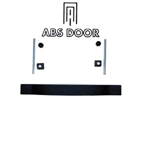 ABSDOOR Ensemble de poignées de porte et de fenêtre en acier noir mat élégant et moderne pour villas, hôtels, appartements, Turquie - Product Image 2
