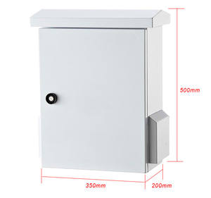 Boîtier de distribution électrique IP 65 RL7035 Serrure en acier personnalisée Protection de surface Couleur de pulvérisation Accepter le niveau de zinc en poudre - Product Image 3