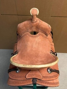 ส้อมหนังขี่ม้าหนังแบบตะวันตกพร้อมชุดตะปูสำหรับขี่ม้าหนังแบบตะวันตกพร้อมตะขอ - Product Image 3