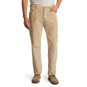 กางเกงขายาวทรงตรงขากว้าง ผ้าสแปนเด็กซ์/โพลีเอสเตอร์ คอร์ดูร่า ทรงปกติ ทันสมัย รับสกรีนโลโก้ ซิปผ่าหน้า กันน้ำ กันลม สไตล์ลำลอง - Product Image 1