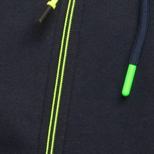 Sweat à capuche décontracté pour homme, fermeture éclair, en molleton de coton, pull-over doux et chaud, coupe ample, streetwear, fermeture éclair intégrale, logo personnalisé, OEM ODM, marque privée, en gros - Product Image 5