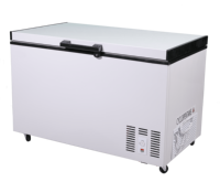 Congélateur coffre à porte simple BD/BC-310C, équipement de réfrigération électronique commercial à succès pour la maison, serrure de porte, porte pliante