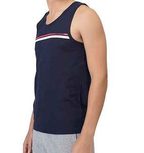 Wholesale 2024 customized logo design <b>men</b> sport shirt mesh running <b>sleeveless</b> <b>tshirts</b> gym tank top <b>mens</b> tank top - Product Image 2