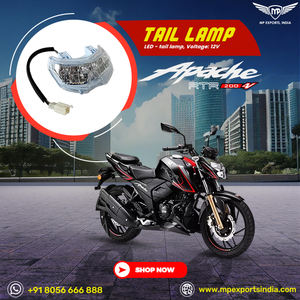 Conjunto de lámpara trasera de producto indio de alta calidad TVS Apache RTR 160 4V 200 4V Sistemas de iluminación de motocicleta de repuesto de dos ruedas disponibles - Product Image 2