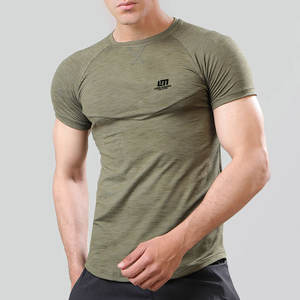 T-shirt de sport pour homme, best-seller, haute qualité, séchage rapide, spandex, polyester - Product Image 1