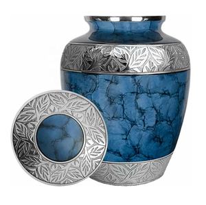100% Urna funeraria para adultos hecha a mano Urna de cremación Urna de latón macizo para cenizas humanas - Product Image 5